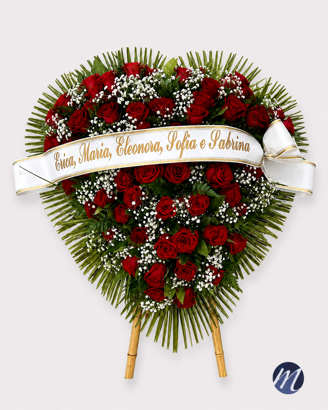 Cuore di rose rosse
